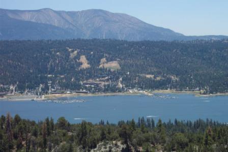 Bear Valley Consulting: City of Big Bear Lake from Bertha Peak